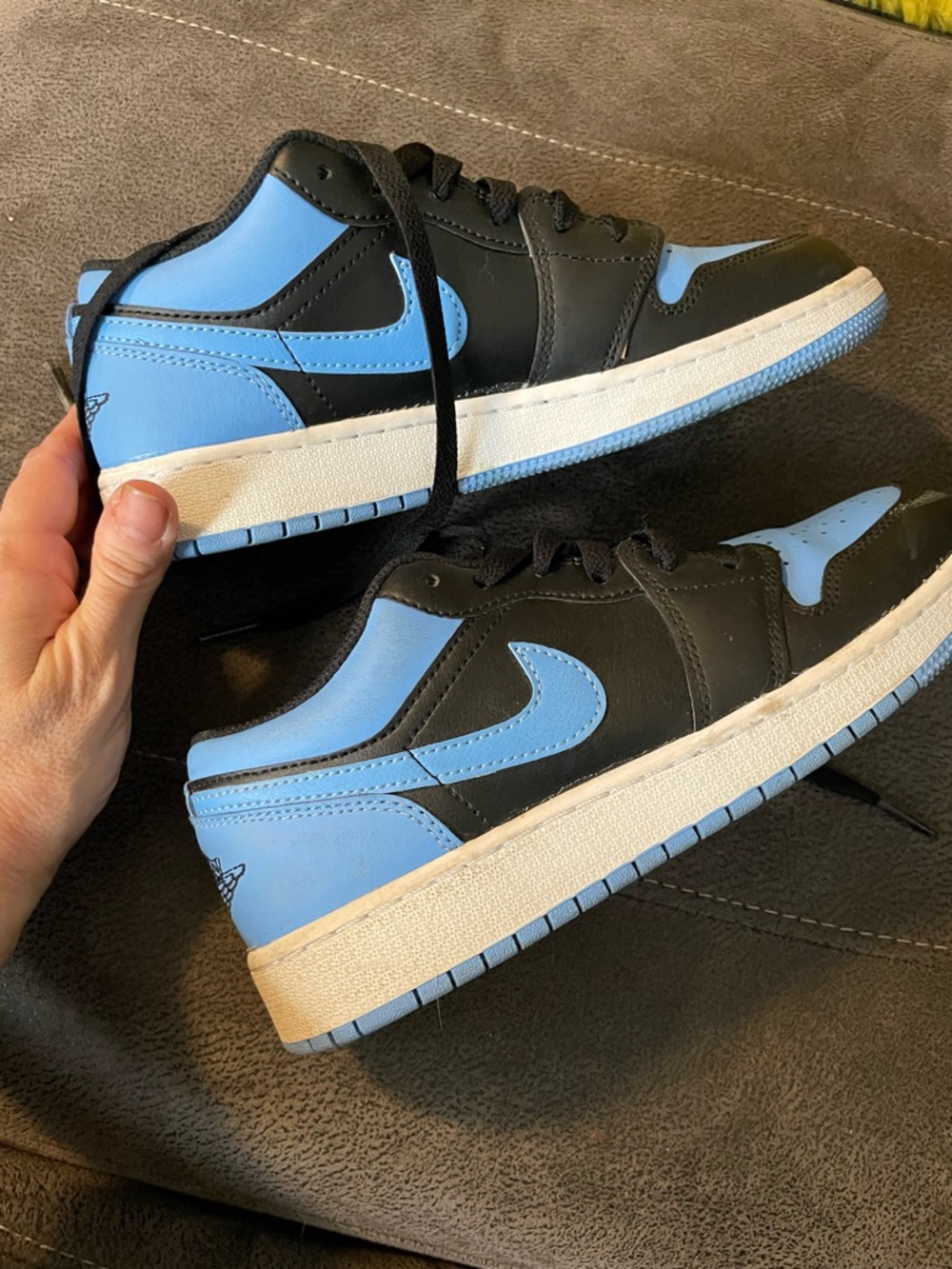 Nike Air Jordan 1 Low - Black and University Blue